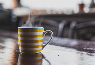Une tasse de café, exemple de goodies