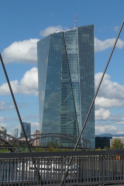 Siège de la Banque centrale européenne (BCE) à Francfort (Allemagne).